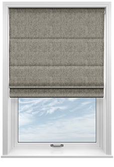 Tarbert, Mouse Grey - Motorised Roman Blind
